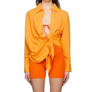Jacquemus Bright Orange Shirt